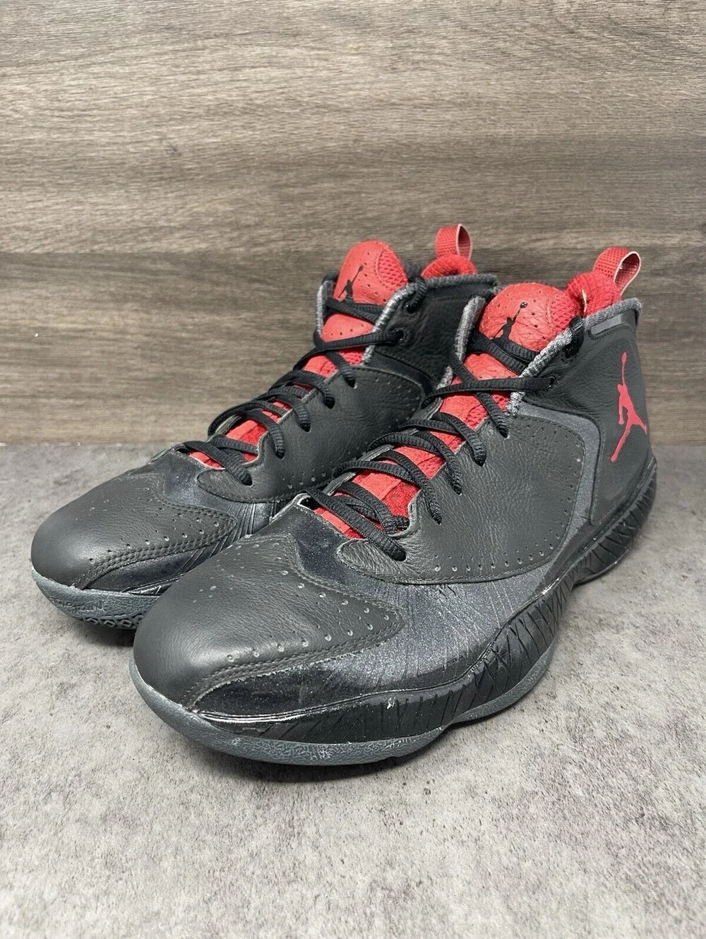 Air Jordan 2012 A Bred Size 12 Mens Black Varsity Red Basketball 508318-010